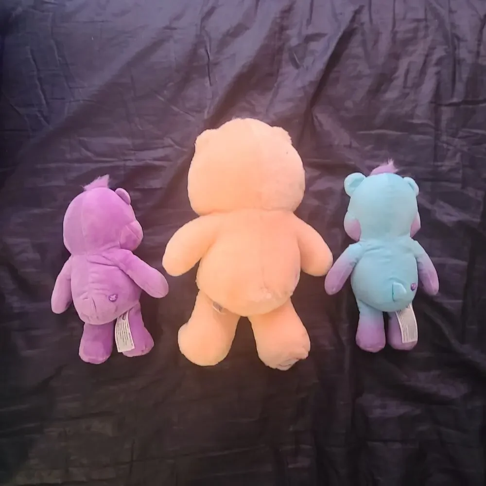 Care bear plush lot of 3